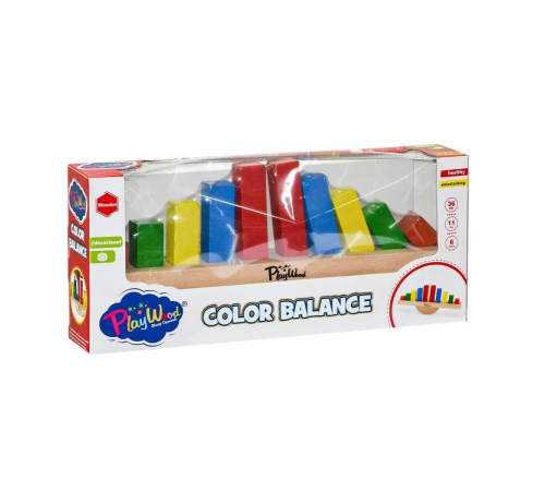 Playwood Ahşap Renkli Balans Oyunu