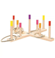Playwood Kutuda Ahşap Halka Atma Oyunu