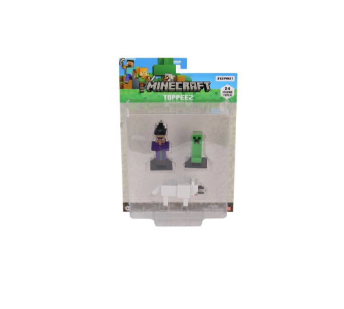 PMI MC2020 Minecraft 3D Figür Toppeez 3lü Set PMI MC2020 Minecraft 3D Figür Toppeez 3lü Set