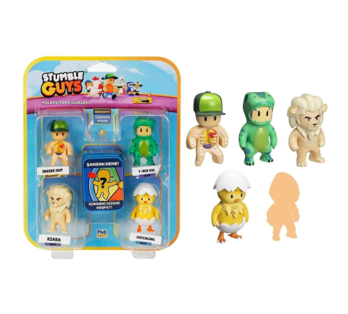 PMI SG2240 Stumble Guys Figür Seti 5li -Necotoys PMI SG2240 Stumble Guys Figür Seti 5li -Necotoys