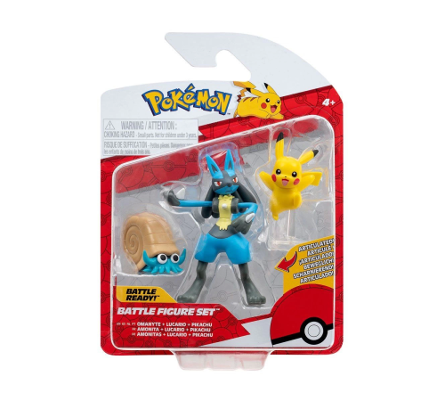 POK 95155-K Pokemon Battle 3'lü Figür Seti POK 95155-K Pokemon Battle 3'lü Figür Seti