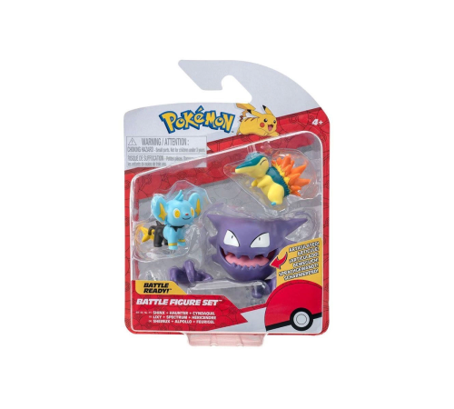 POK 95155-R Pokemon Battle 3Lü Figür Seti POK 95155-R Pokemon Battle 3Lü Figür Seti