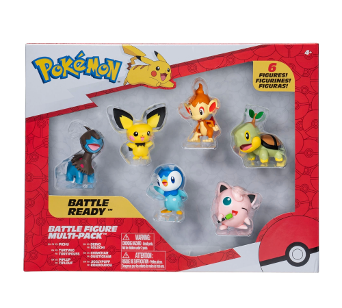 Pokemon Battle 6'lı Figür Seti Pokemon Battle 6'lı Figür Seti