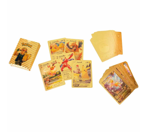 Pokemon Starter Kartları Gold 55'li Paket Pokemon Starter Kartları Gold 55'li Paket