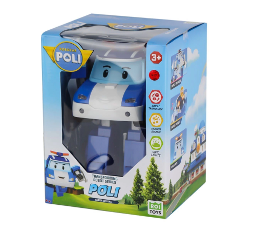 POLI MRT-685 Sesli ve Işıklı Robocar Poli Büyük Transforming Robot Poli