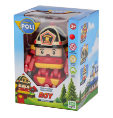 POLI MRT-686 Sesli ve Işıklı Robocar Poli Büyük Transforming Robot Roy -Necotoys