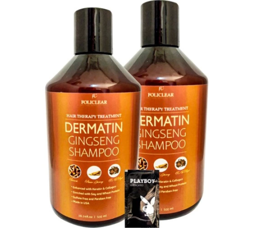 Policlear Dermatin Shampoo Ginsengli Özel Bakım Şampuanı 500 ml x 2 adet + Jel Policlear Dermatin Shampoo Ginsengli Özel Bakım Şampuanı 500 ml x 2 adet + Jel