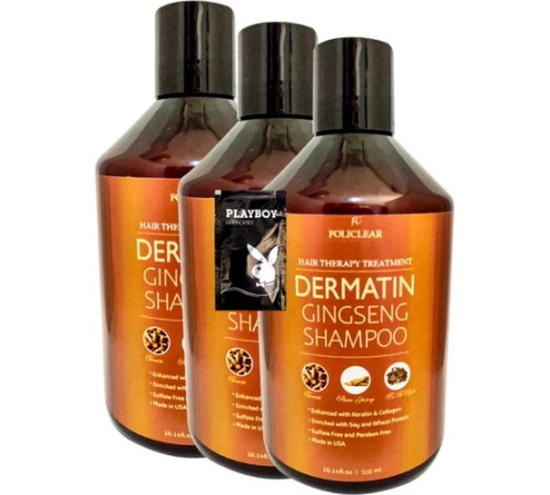 Policlear Dermatin Shampoo Ginsengli Özel Bakım Şampuanı 500 ml x 3 adet + Jel Policlear Dermatin Shampoo Ginsengli Özel Bakım Şampuanı 500 ml x 3 adet + Jel