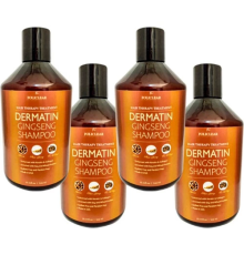 Policlear Dermatin Shampoo Özel Parlak Uzun Güçlü Ginsengli 500 ml x 4 adet