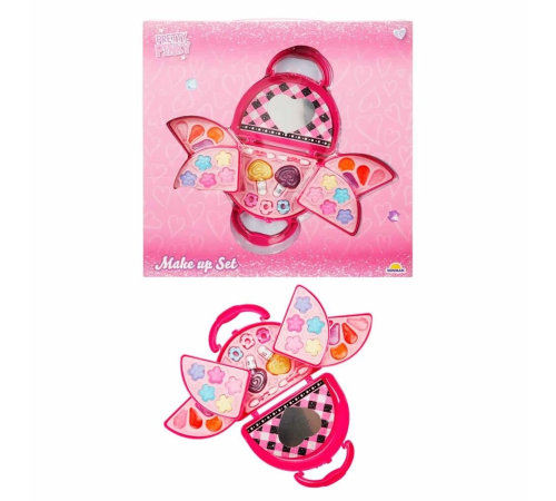 Pretty Pinky 3 Katlı Pembe Çantalı Makyaj Seti