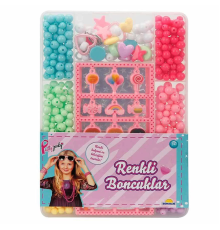 Pretty Pinky Renkli Boncuklar Seti