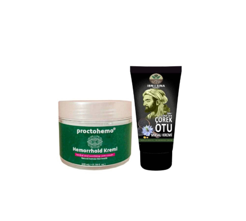 Proctohemo 100 ml Hemer.oid Kremi+İbn-i Sina Çörek Otu Kremi 50 ml Proctohemo 100 ml Hemer.oid Kremi+İbn-i Sina Çörek Otu Kremi 50 ml