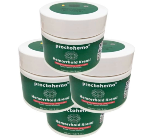 Proctohemo Kişisel Krem Büyük Boy 150 ml x 4 adet Proctohemo Kişisel Krem Büyük Boy 150 ml x 4 adet