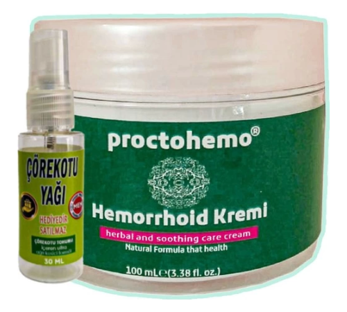 Proctohemo Kişisel Kremi 100 ml + Çörek Otu Yağı 30 ml Proctohemo Kişisel Kremi 100 ml + Çörek Otu Yağı 30 ml