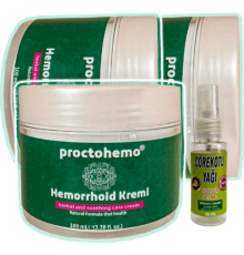 Proctohemo Krem 100 ml x 3 adet + Çörek Otu Yağı 30 ml