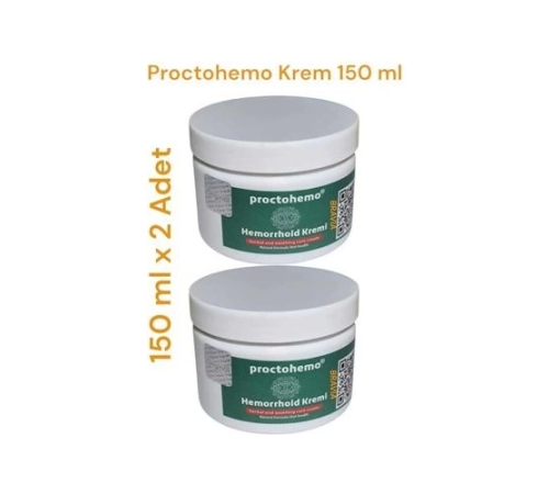 Proctohemo Krem 150 ml - Hemorrhoid Cream x 2 Adet Proctohemo Krem 150 ml - Hemorrhoid Cream x 2 Adet