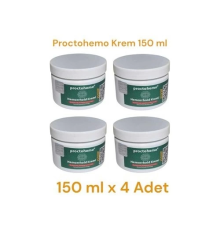 Proctohemo Krem 150 ml - Hemorrhoid Cream x 4 Ad.