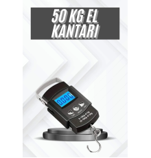 Profesyonel El Terazisi El Kantarı 50 Kg Dijital Göstergeli Tartı