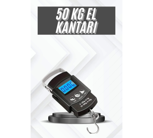 Profesyonel El Terazisi El Kantarı 50 Kg Dijital Göstergeli Tartı