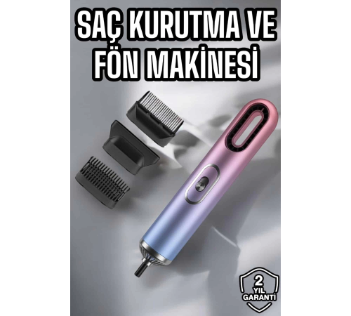Profesyonel Saç Kurutma Makinesi Fön Makinesi 3 Başlıklı Üflemeli