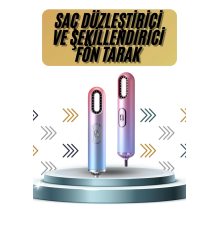 Profesyonel Yeni Nesil 3 Başlıklı Saç Kurutma ve Fön Tarak Saç Şekillendirme