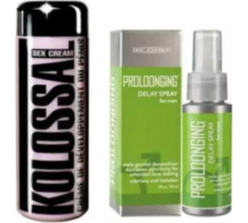 Proloongıng Sprey 59 Ml+Kolossal Krem 200 Ml-Erkeklere Özel 2 Li Paket Proloongıng Sprey 59 Ml+Kolossal Krem 200 Ml-Erkeklere Özel 2 Li Paket