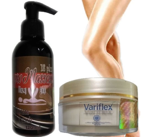 Promasseur Plus Çikolata Aromalı Masaj Yağı-Variflex Krem ile Promasseur Plus Çikolata Aromalı Masaj Yağı-Variflex Krem ile
