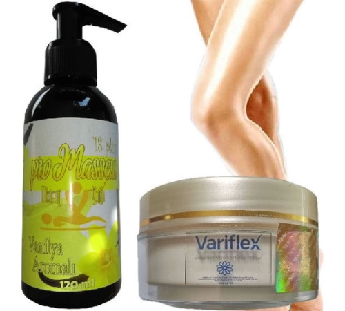 Promasseur Plus Vanilya Aromalı Masaj Yağı-Variflex Krem ile Promasseur Plus Vanilya Aromalı Masaj Yağı-Variflex Krem ile