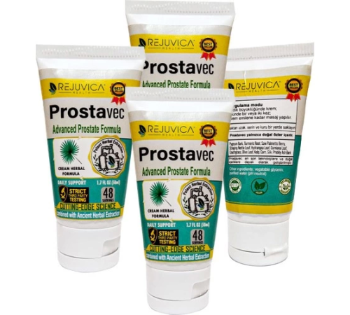 Prostavec Erkeklere Özel Krem 50 ml x 4 adet Prostavec Erkeklere Özel Krem 50 ml x 4 adet