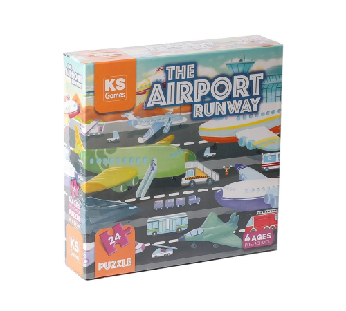 PRS 32707 The Airport runway Pre School Puzzle -KSPuzzle