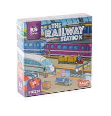 PRS 32712 The Railway Station Pre School Puzzle -Ks Puzzle