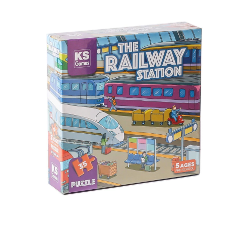 PRS 32712 The Railway Station Pre School Puzzle -Ks Puzzle PRS 32712 The Railway Station Pre School Puzzle -Ks Puzzle