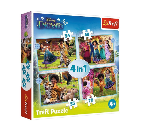 PUZZLE-34615 Disney Encanto 4IN1 Puzzle