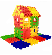 Puzzle City 3D Yapı ve Tasarım Blokları 128 Parça