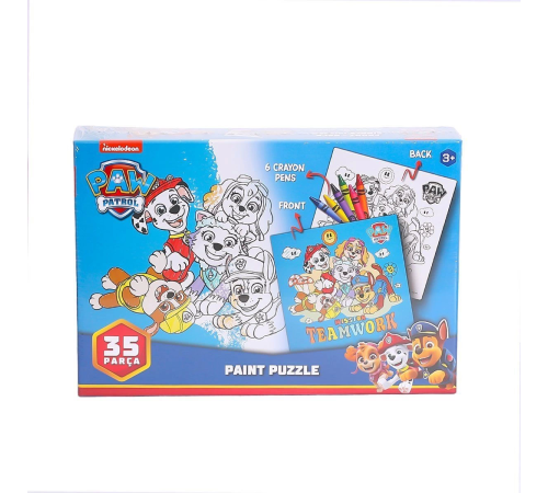 PW7930 Paw Patrol Boyamalı Puzzle PW7930 Paw Patrol Boyamalı Puzzle