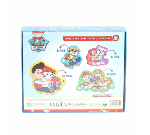 PW7932 Paw Patrol Baby Puzzle