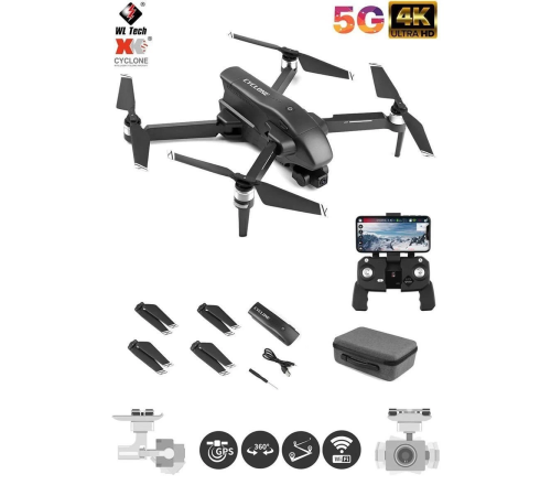 Q868 Wltoys Drone 3 Km Menzil 4K Full HD -Gepettoys Q868 Wltoys Drone 3 Km Menzil 4K Full HD -Gepettoys