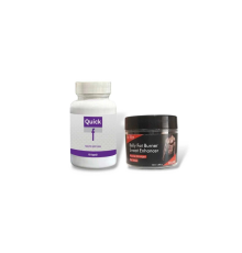Quick F Zayıflatıcı Diyet Destekleyici Takviye 15'li + Fat Burner Men Vücut Yağ Yakımı İçin Krem