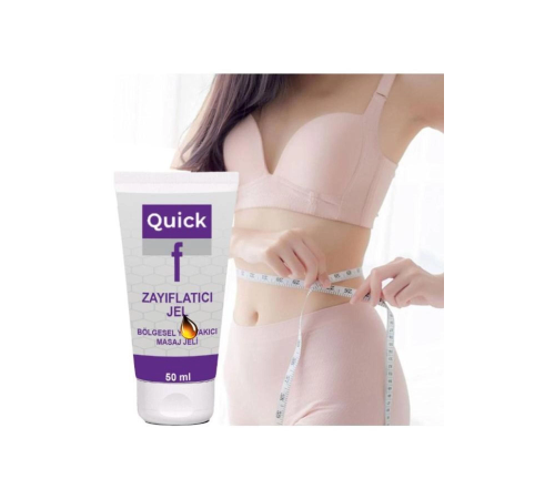 Quick Gel Zayıflamaya İncelemeye Bölgesel Masaj ve Bakım Kremi 50 ml Quick Gel Zayıflamaya İncelemeye Bölgesel Masaj ve Bakım Kremi 50 ml