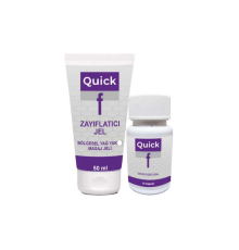 QuickF Bölgesel Yağ Yakımını Destekleyen Selülitinizin Yeni Sırrı Jel 50 ml + QuickF 15'li Diyet Cap