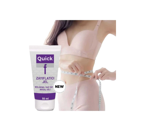 QuickF Bölgesel Yağ Yakımını Destekleyen Selülitinizin Yeni Sırrı Jel 50 ml + QuickF 15'li Diyet Cap QuickF Bölgesel Yağ Yakımını Destekleyen Selülitinizin Yeni Sırrı Jel 50 ml + QuickF 15'li Diyet Cap