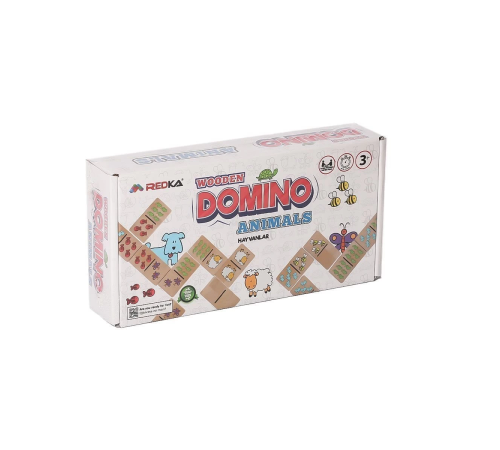 RD5648 Ahşap Domino Animals -Redka RD5648 Ahşap Domino Animals -Redka
