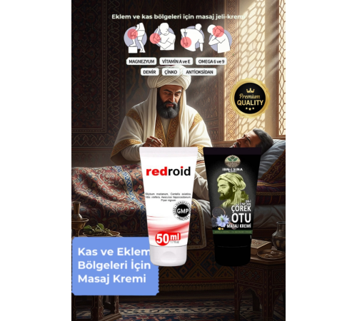 Redroid Hemeroid Ba.sur İçin Bakım Kremi 50 ml+İbn-i Sina Çörek Otu Kremi 50 ml Redroid Hemeroid Ba.sur İçin Bakım Kremi 50 ml+İbn-i Sina Çörek Otu Kremi 50 ml