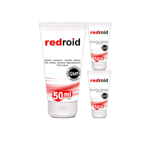 Redroıd Hemeroıd Bitkisel Özel Masaj Bakım Kremi 50 ml x 3 adet