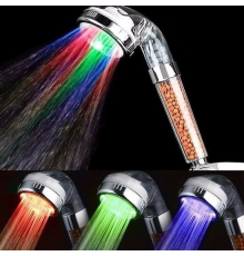 Renk Değiştiren Led Işıklı Su Tasarruflu Basınçlı Duş Başlığı