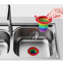 Renkli 6 Kademeli Lavabo Süzgeci
