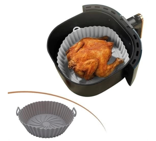 Renkli Isıya Dayanıklı Yıkanılabilir Silikon Fırın Ve Airfryer Yuvarlak Pişirme Matı 20 Cm Renkli Isıya Dayanıklı Yıkanılabilir Silikon Fırın Ve Airfryer Yuvarlak Pişirme Matı 20 Cm
