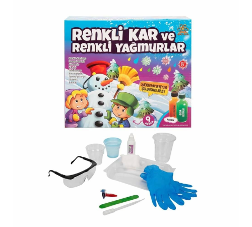 Renkli Kar ve Renkli Yağmurlar Bilim Seti Renkli Kar ve Renkli Yağmurlar Bilim Seti