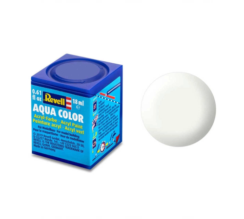Revell 301 - Aqua Color White - Acrylic Boya- 18 ml Revell 301 - Aqua Color White - Acrylic Boya- 18 ml
