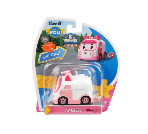 Robocar Poli Metal Araç Karakter Figür Amber Robocar Poli Metal Araç Karakter Figür Amber